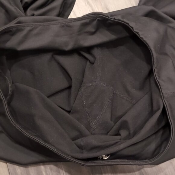 3/$20 Athletic Works Full Length Leggings Sporty Active Solid Black Buttery Soft - Picture 7 of 7